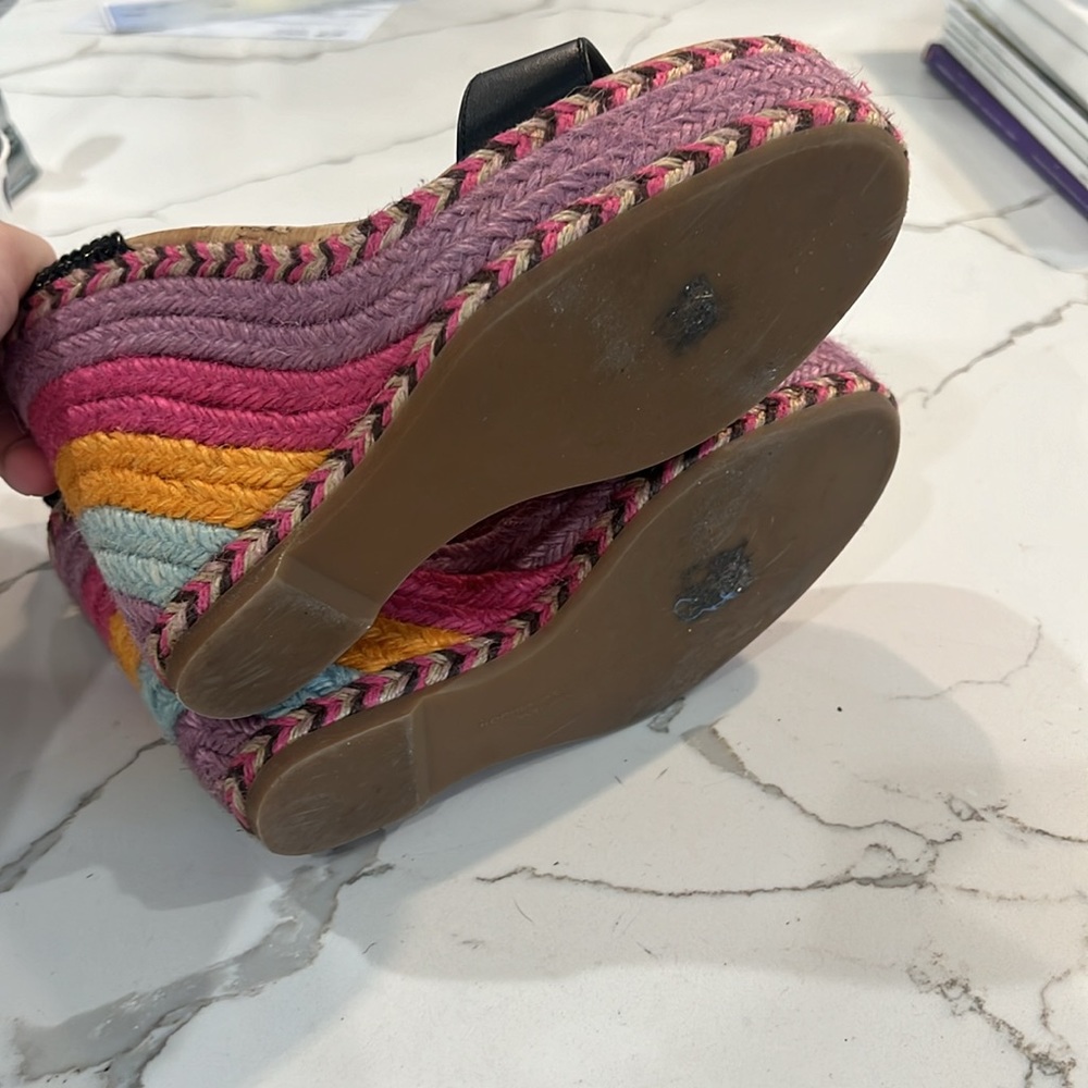 Sofia Webster Multi Colored Wedges - image 7
